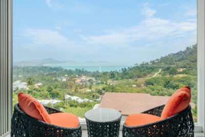 Balcony view villa yoco