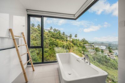 Bedroom 1 Villa Yoco jacuzzi area