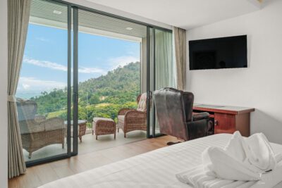 Bedroom 1 villa yoco balcony view