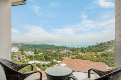Bedroom 3 balcony view villa yoco