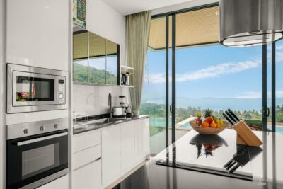 Kitchen whit view villa yoco