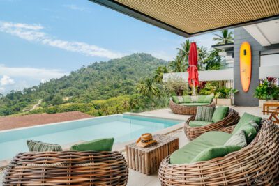 Terrace with relax area