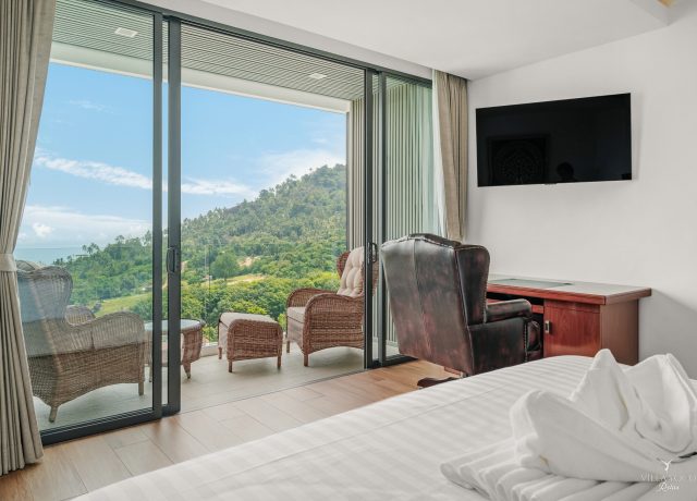 Bedroom 1 villa yoco balcony view