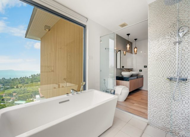 Bedroom 1 villa yoco jacuzzi vith view